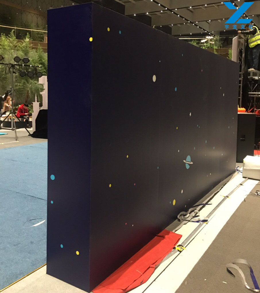 西安黑白布喷绘